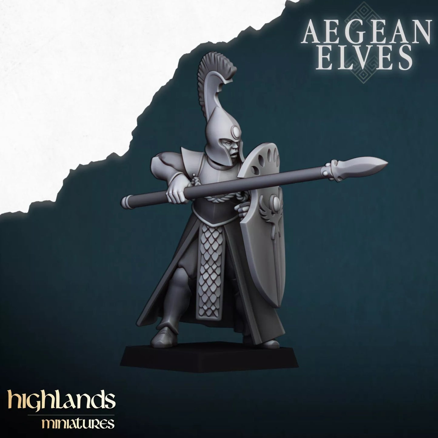 High Elf Spearmen | Compatible with OW, WFB, AOF, and More