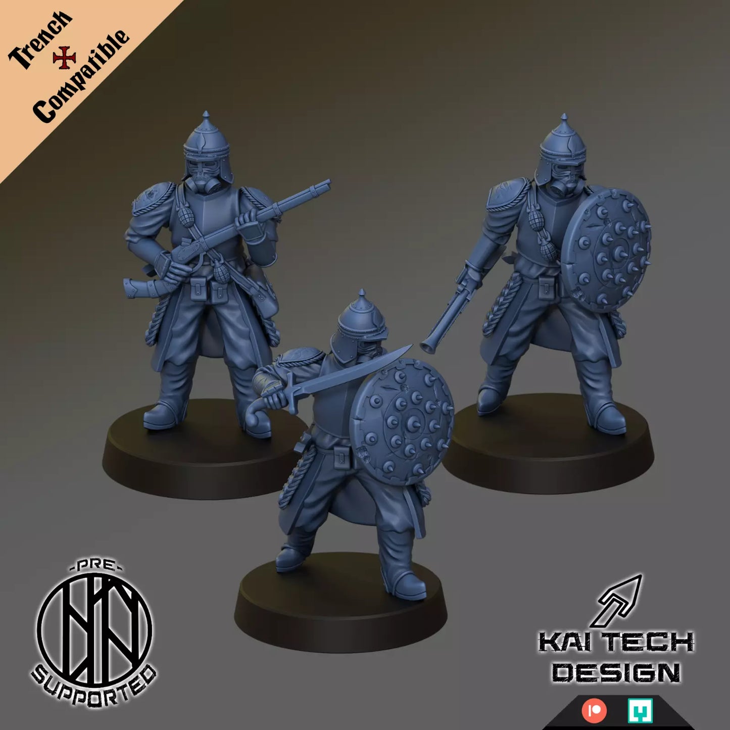 Sappers - Trench Warband Miniatures | Compatible with Tabletop Wargames