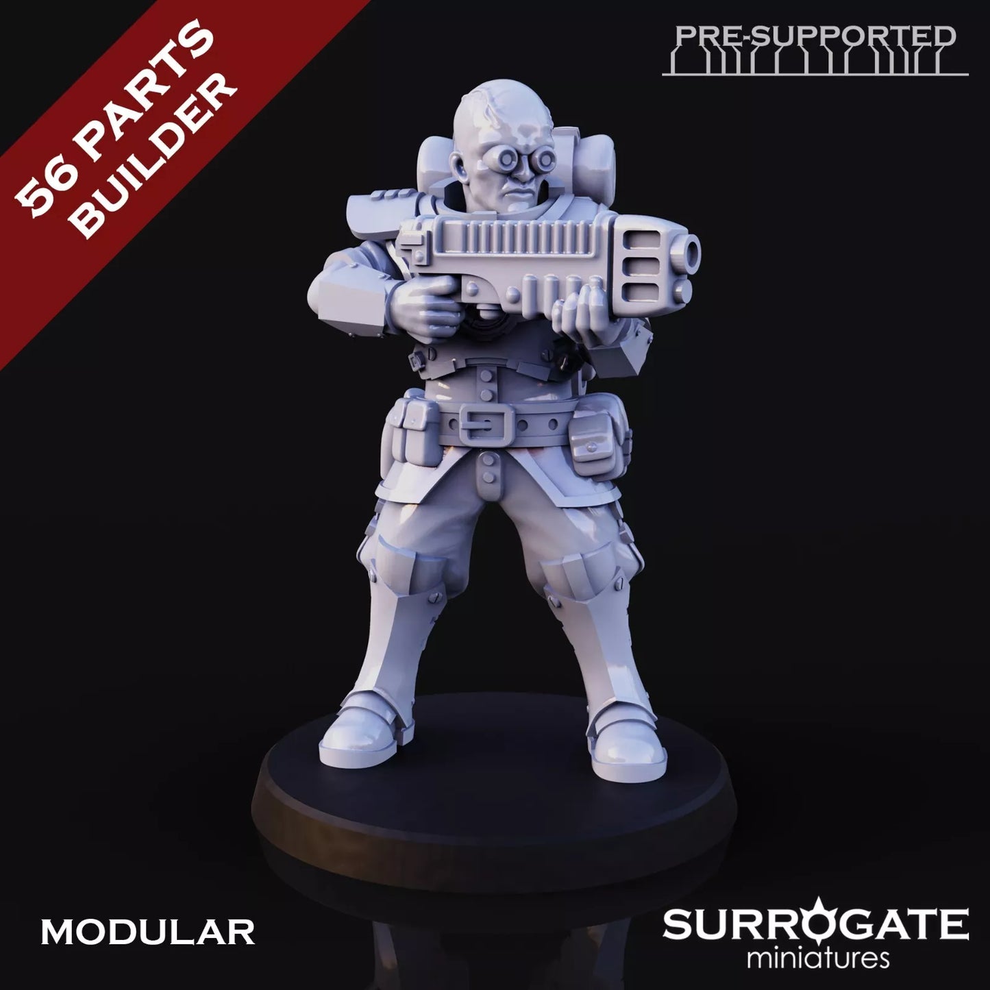 Biohackers Bio Fodder, Surrogate Miniatures | 5 Man Squad