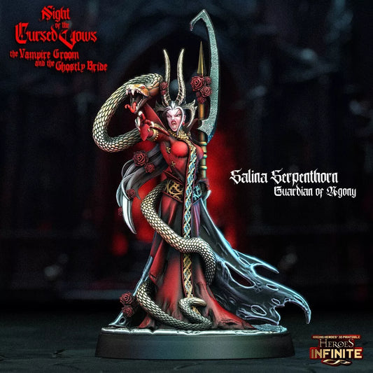 Salina Serpenthora, Guardian of Agony - Night of the Cursed Vows | Compatible with Tabletop Wargames