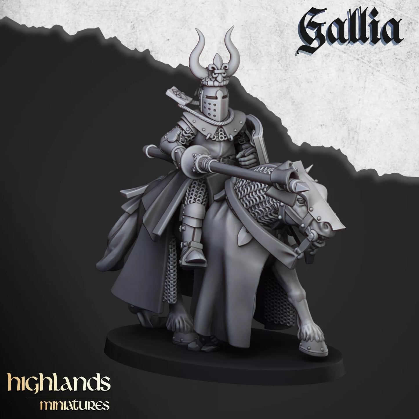 Knights of Gallia - Highlands Miniatures | Compatible with OW, WFB, AOF, and More