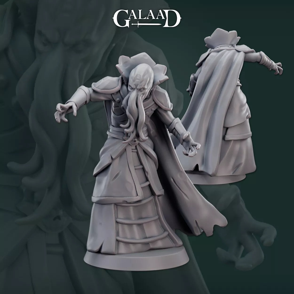 Mindflayer Set: 3D Resin Printed Fantasy Tabletop Miniatures