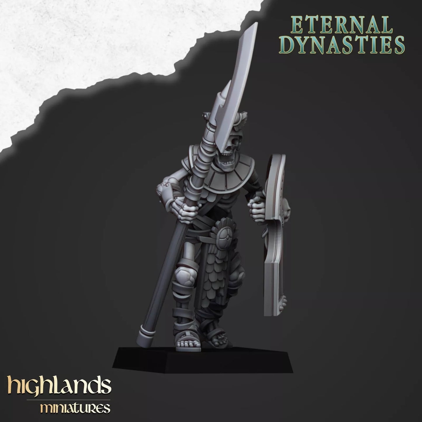 Ancient Halberd Guard | Compatible with OW, WFB, AOF, and More