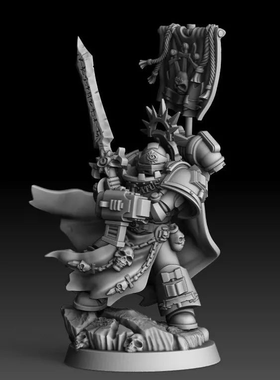 Swordkeeper of the Purificatus - Brother Corvus | For Tabletop Wargames