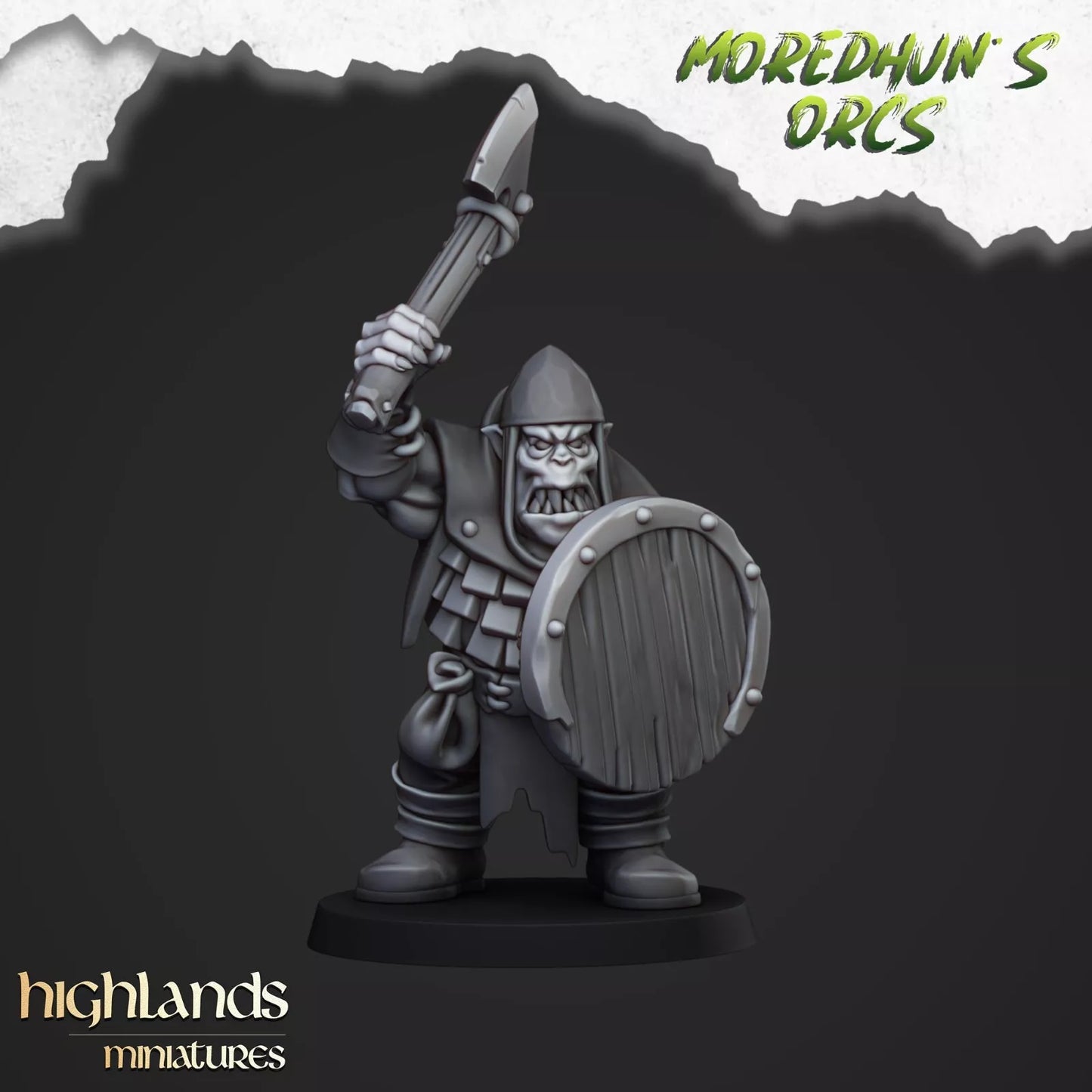 Fantasy Wargaming Armored Orcs | Compatible with OW, WFB, AOF, and More