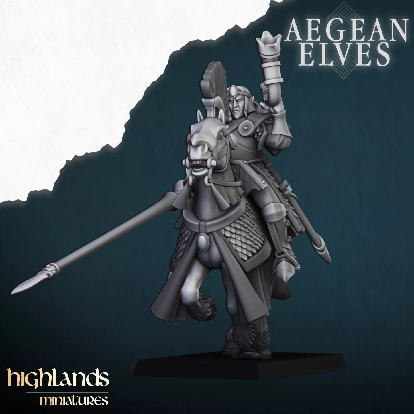 High Elf Calvery | Compatible with OW, WFB, AOF, and More