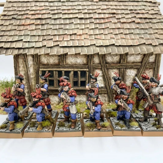 Sunland Imperial Arquebusiers Unit | Compatible with OW, WFB, AOF, and More