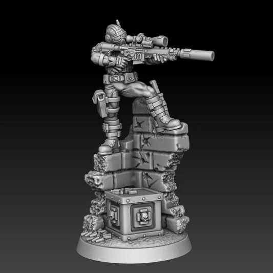 Vindicator Imperial Sniper Assassin Kit A | For Sci-Fi Tabletop Games