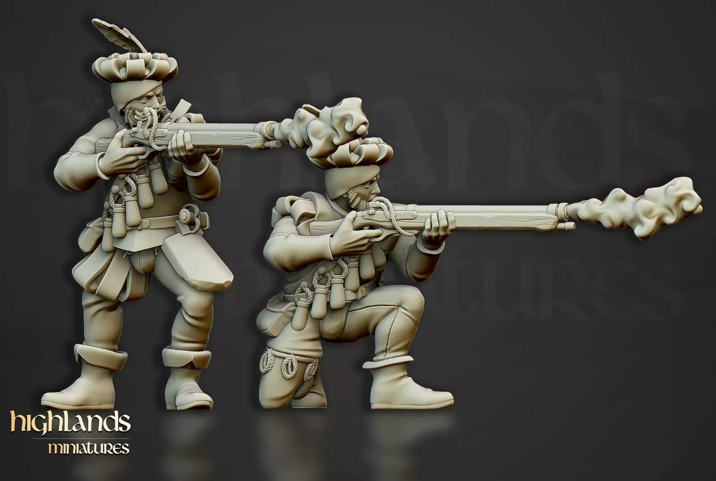 Sunland Imperial Arquebusiers Unit | Compatible with OW, WFB, AOF, and More