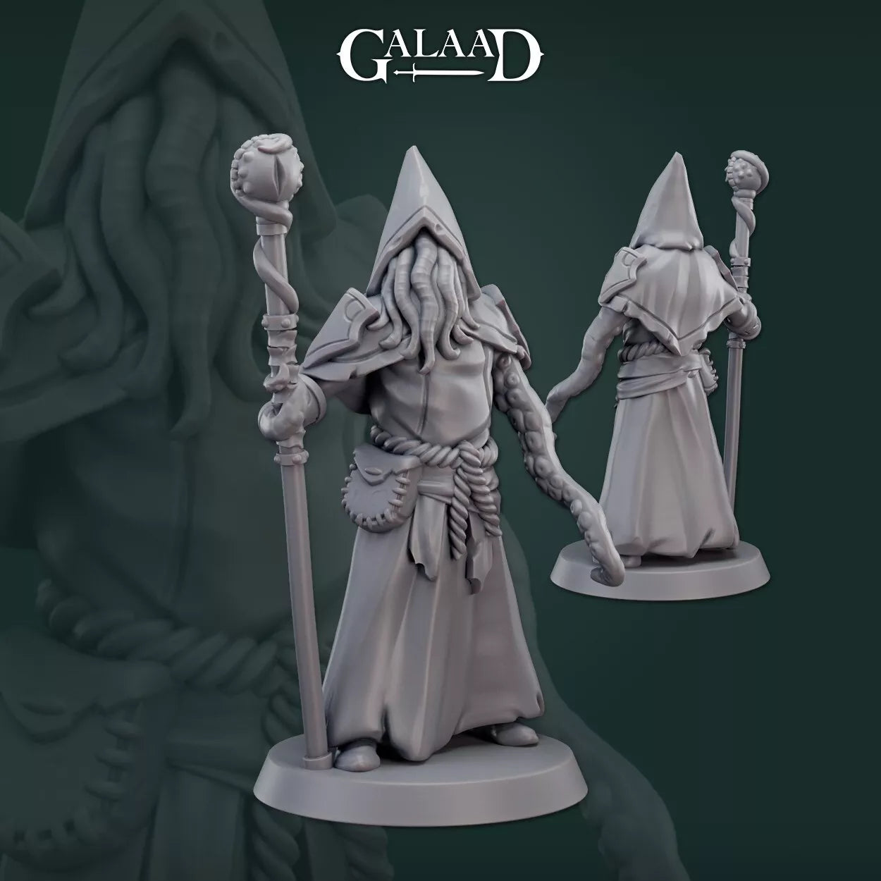 Mindflayer Set: 3D Resin Printed Fantasy Tabletop Miniatures