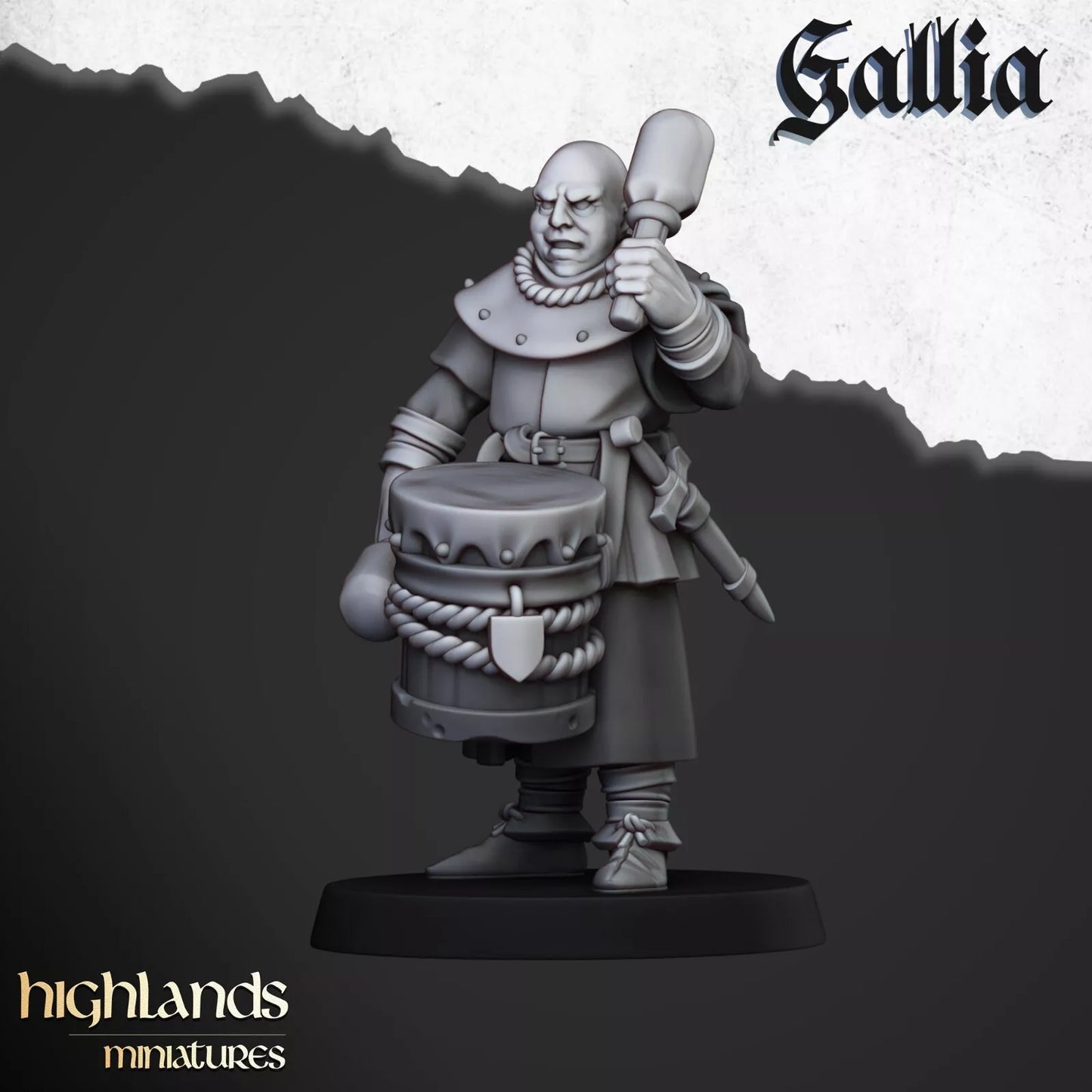 Gallia Men at Arms - Highlands Miniatures | Compatible with OW, WFB, AOF, and More