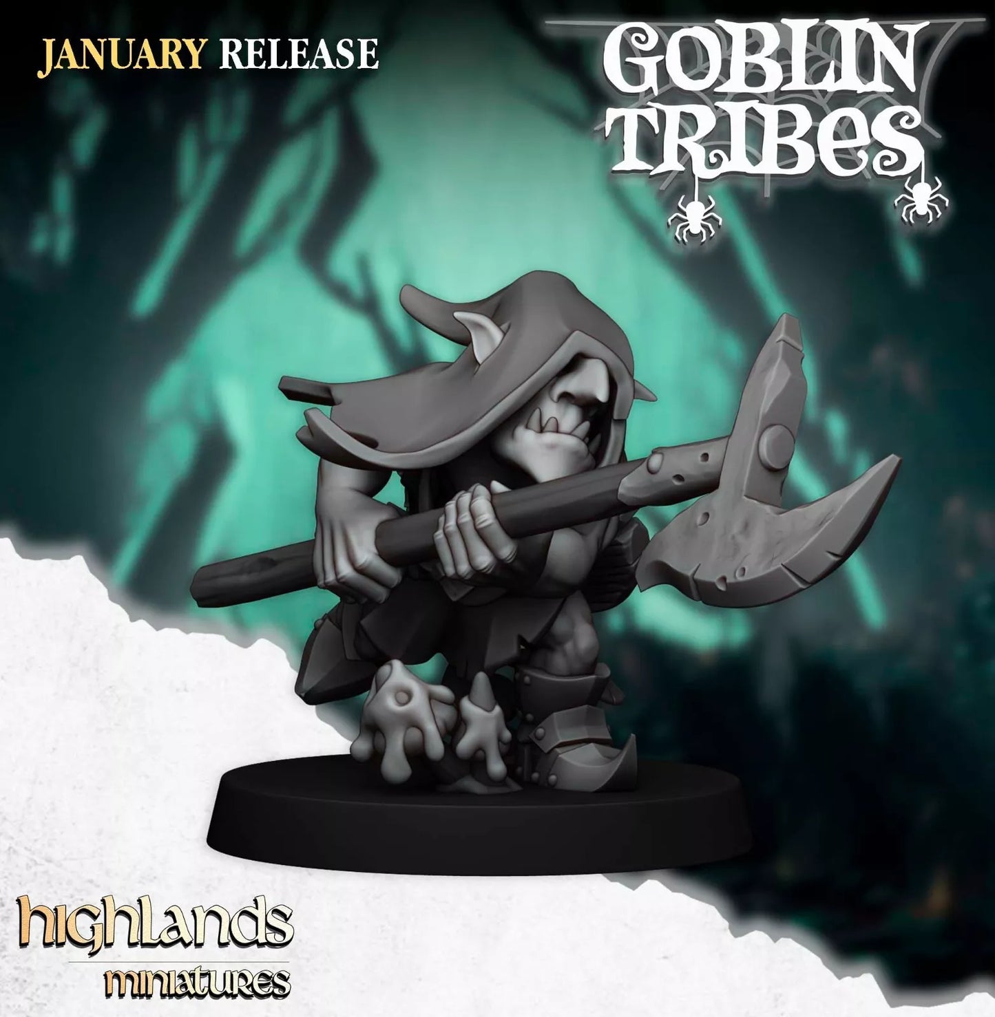 Fantasy Wargaming Swamp Goblins w/Pikes | Compatible with OW, WFB, AOF, and More