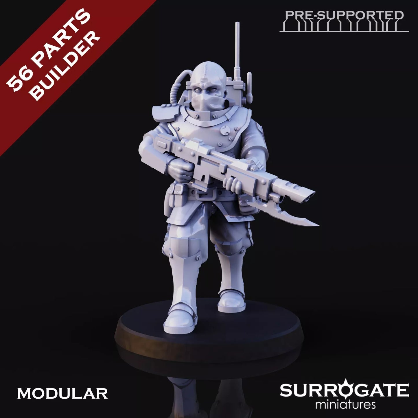 Biohackers Bio Fodder, Surrogate Miniatures | 5 Man Squad