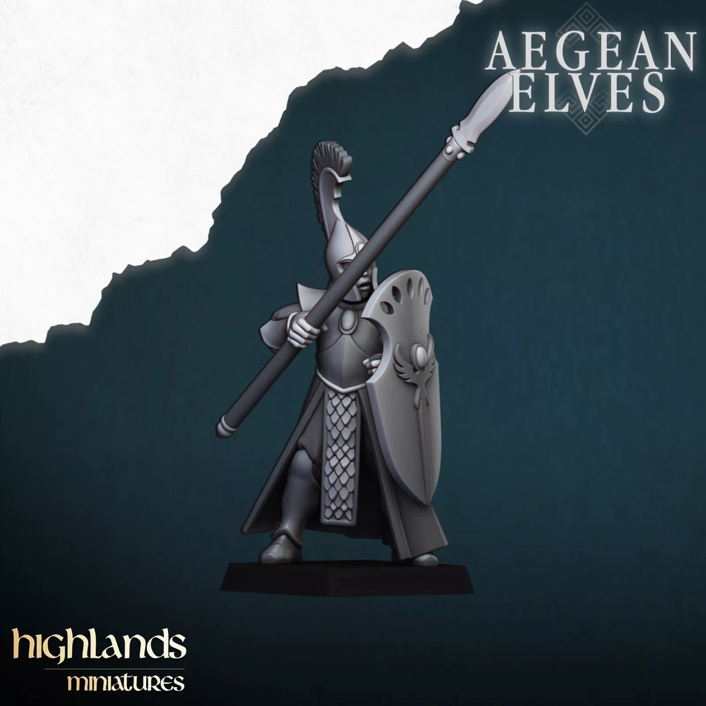 High Elf Spearmen | Compatible with OW, WFB, AOF, and More