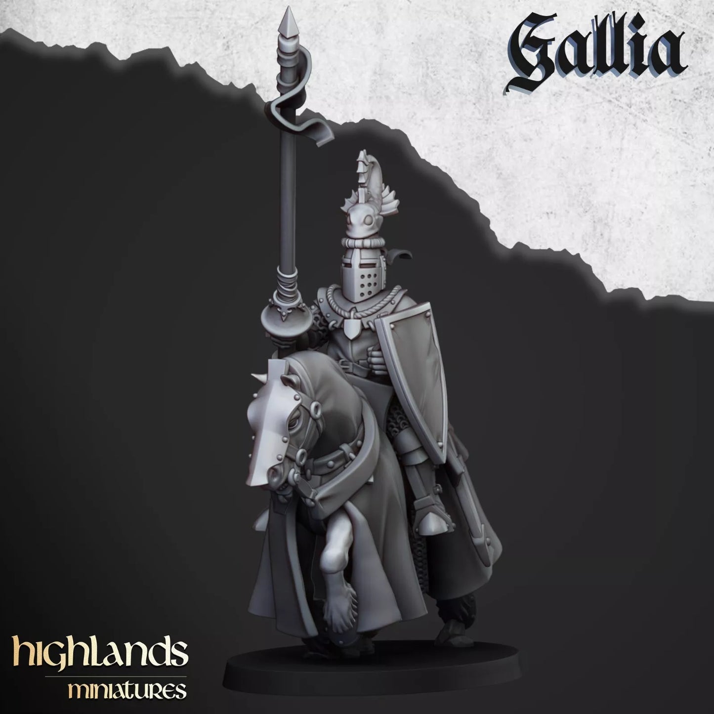 Knights of Gallia - Highlands Miniatures | Compatible with OW, WFB, AOF, and More