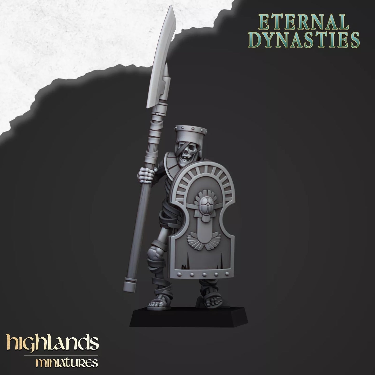 Ancient Halberd Guard | Compatible with OW, WFB, AOF, and More