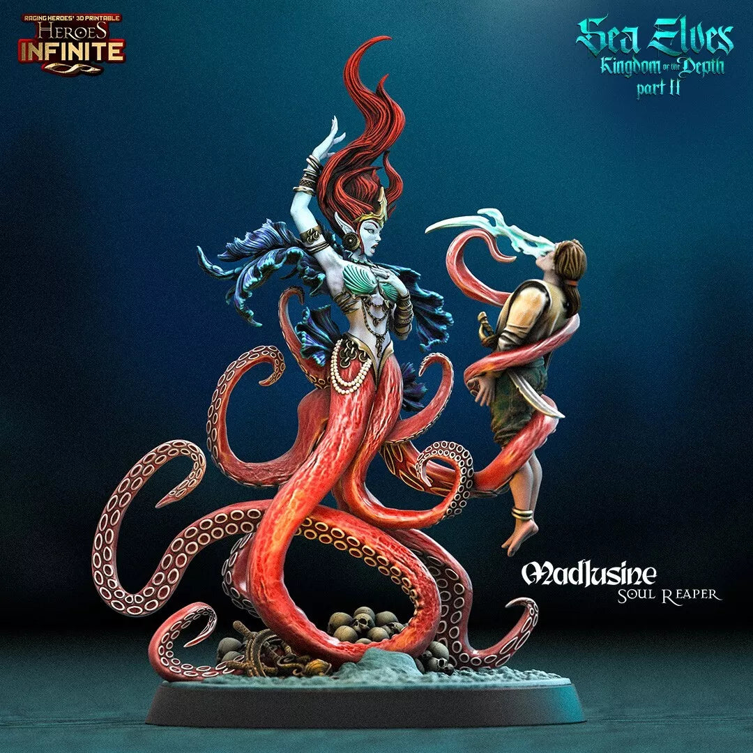 Madlusine Soul Reaper - Sea Elves, Kingdom of the Depth