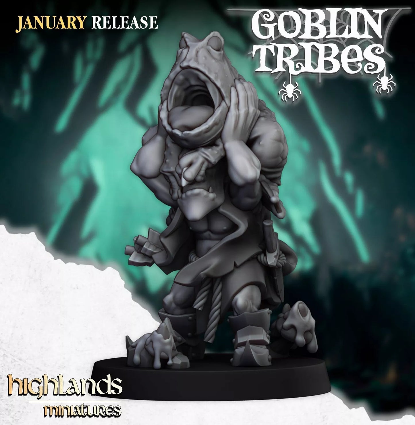 Fantasy Wargaming Swamp Goblins w/Bows | Compatible with OW, WFB, AOF, and More