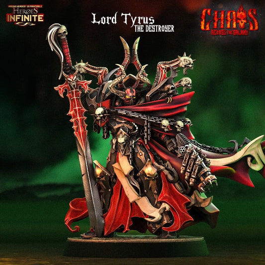 Lord Tyrus the Destroyer - Chaos Across the Galaxy | Compatible with Tabletop Wargames