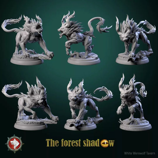 Forest Monsters Set: 3D Resin Printed DnD (D&D) Pathfinder Miniatures