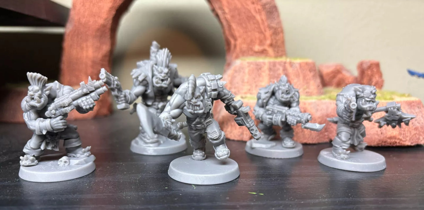 AAARRGGG Ork Beastly Boiz | Compatible with W40K/WG/SF