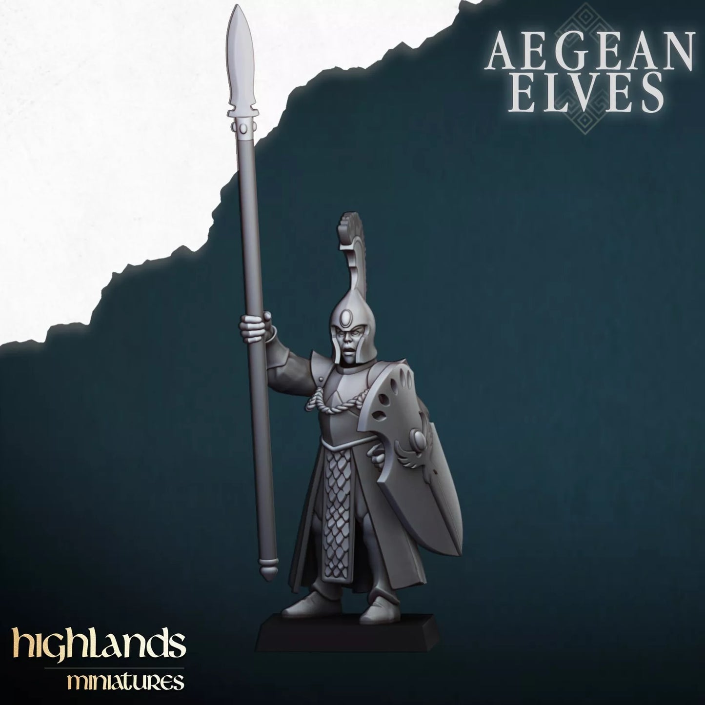 High Elf Spearmen | Compatible with OW, WFB, AOF, and More