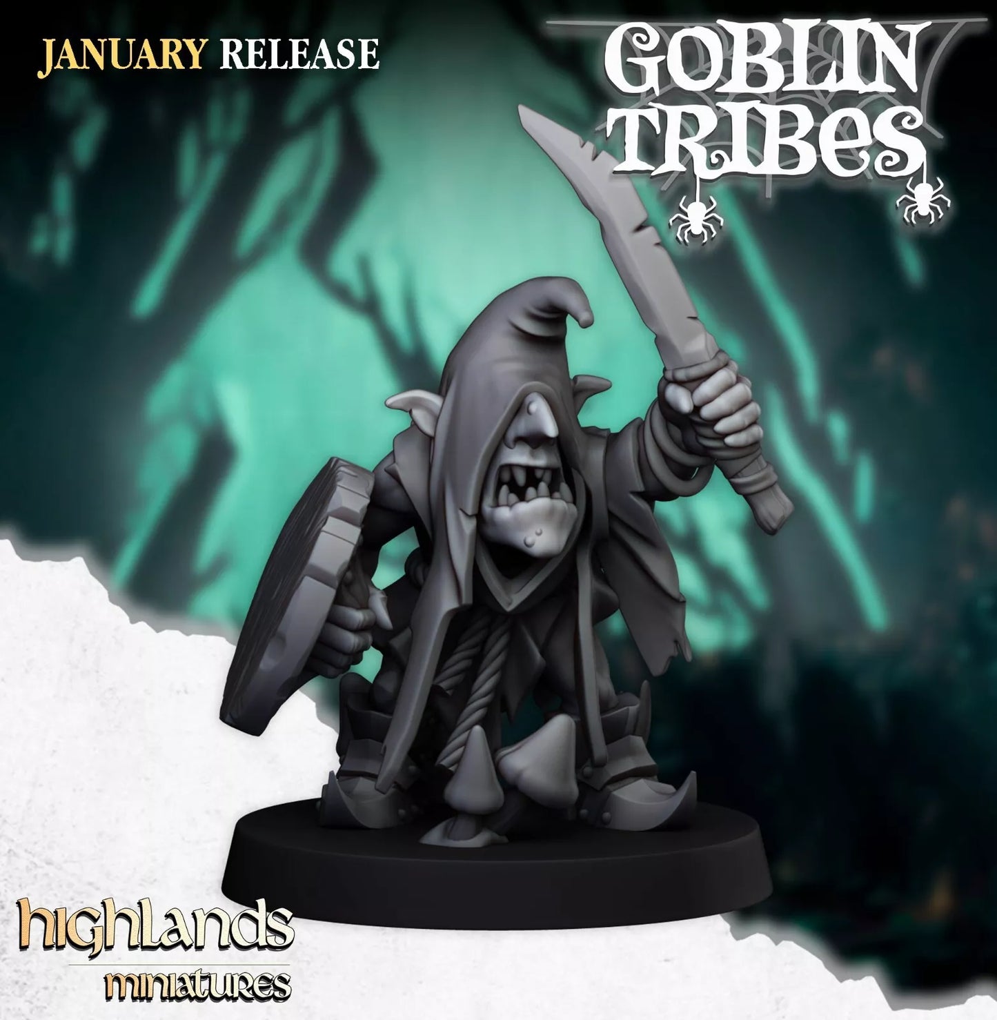 Fantasy Wargaming Swamp Goblins w/Hand Weapons | Compatible with OW, WFB, AOF, and More