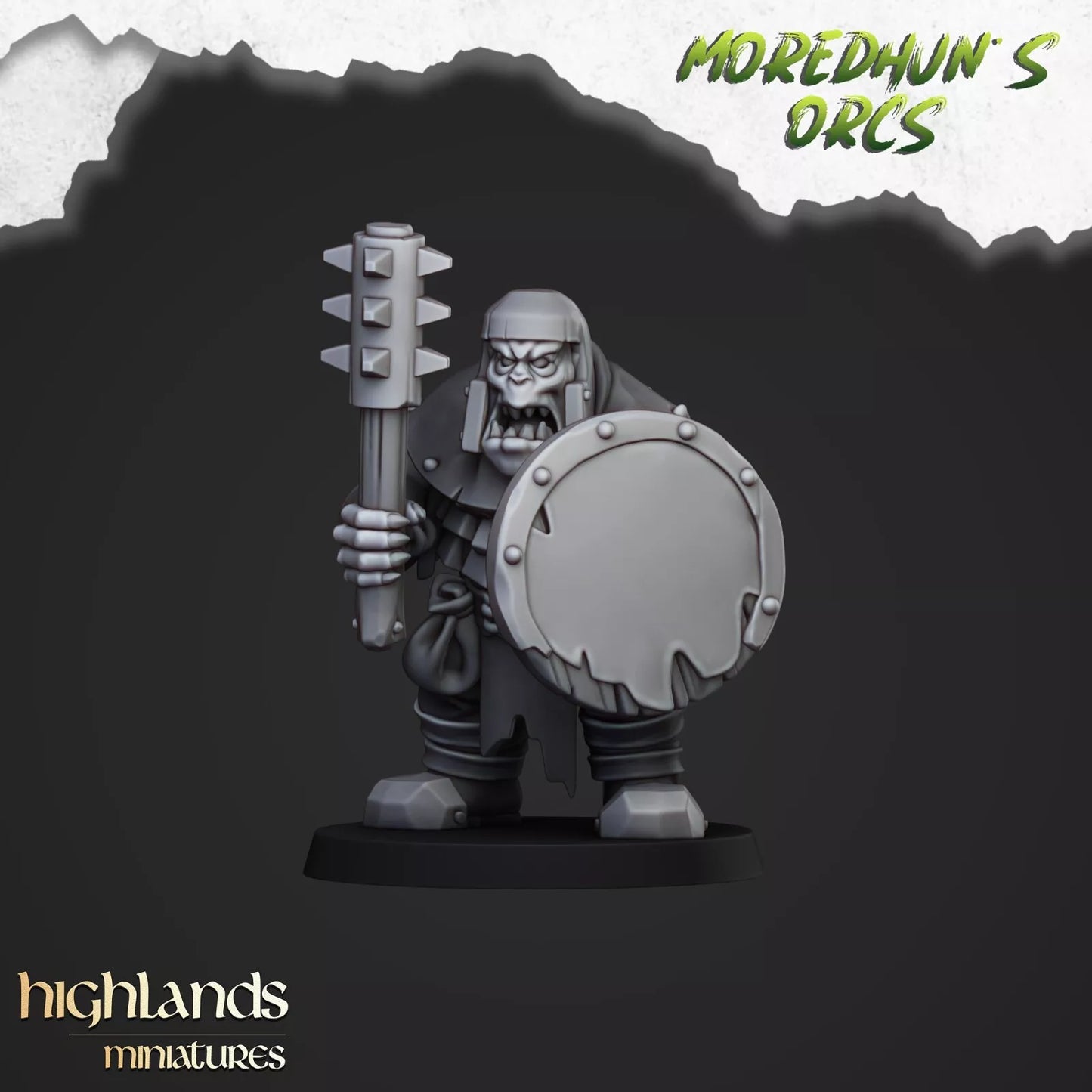 Fantasy Wargaming Armored Orcs | Compatible with OW, WFB, AOF, and More