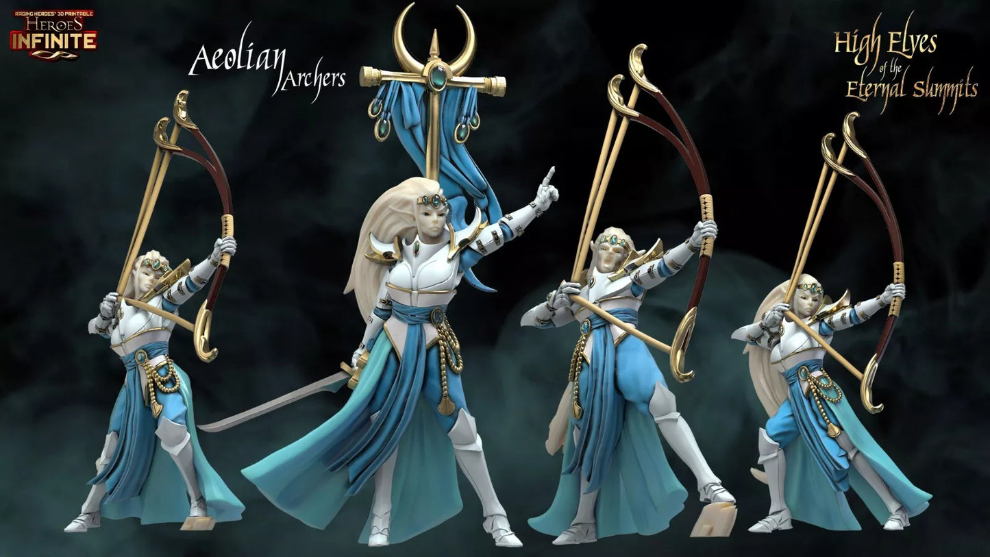 Aeolian Archers, Precision Marksmanship from the Eternal Summits - Eternal Summits | Compatible with Tabletop Wargames