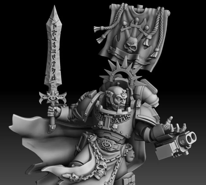 Swordkeeper of the Purificatus - Brother Corvus | For Tabletop Wargames