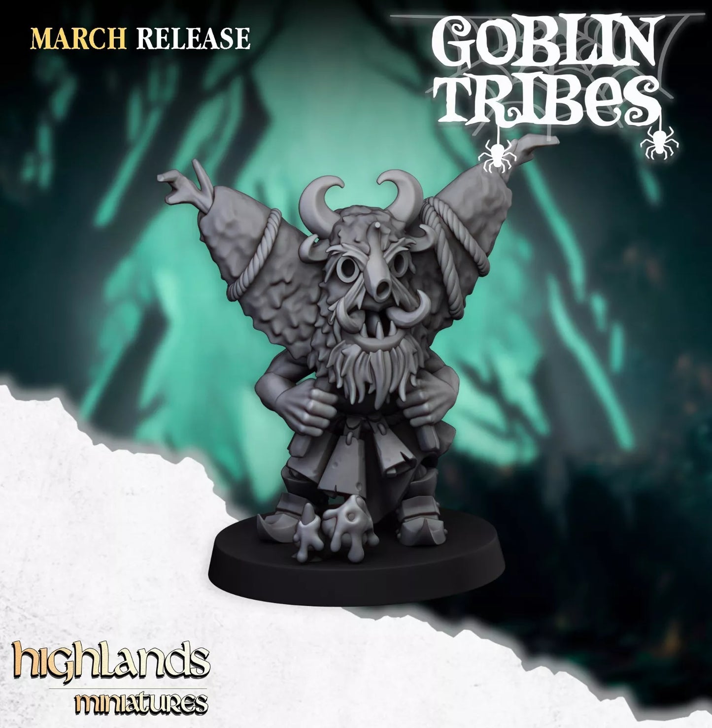 Fantasy Wargaming Swamp Goblins Herd | Compatible with OW, WFB, AOF, and More