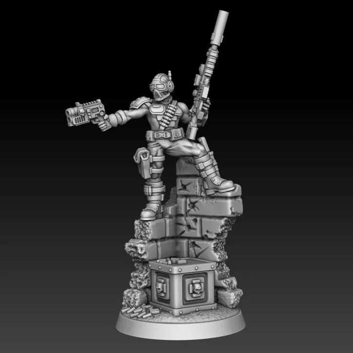 Vindicator Imperial Sniper Assassin Kit B | For Sci-Fi Tabletop Games