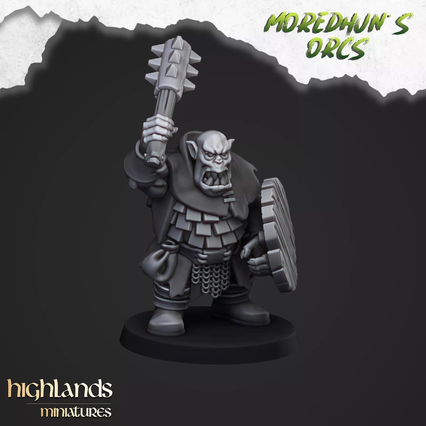 Fantasy Wargaming Armored Orcs | Compatible with OW, WFB, AOF, and More