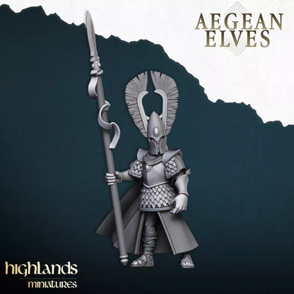 Aegean Elves War Chariot - Dual-Horse Battle Vehicle | Compatible with OW, WFB, AOF, and More