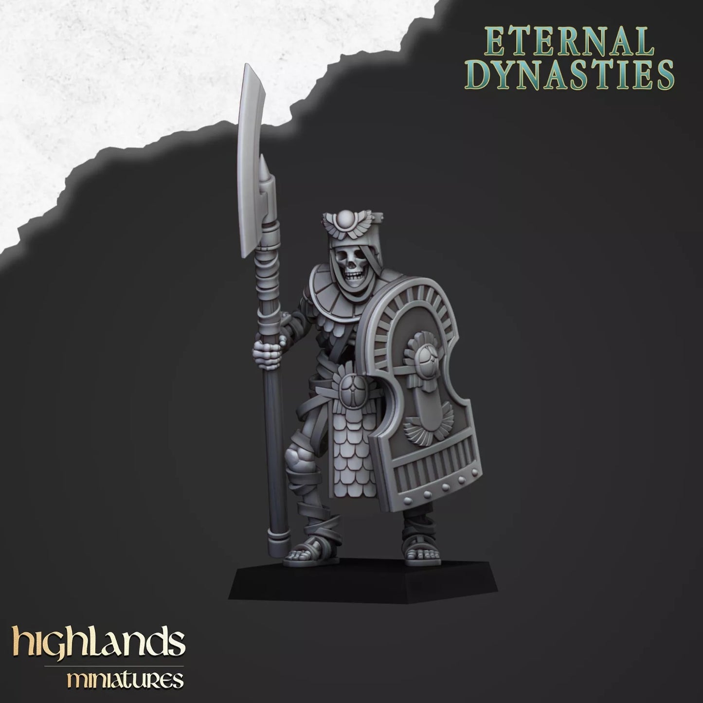 Ancient Halberd Guard | Compatible with OW, WFB, AOF, and More