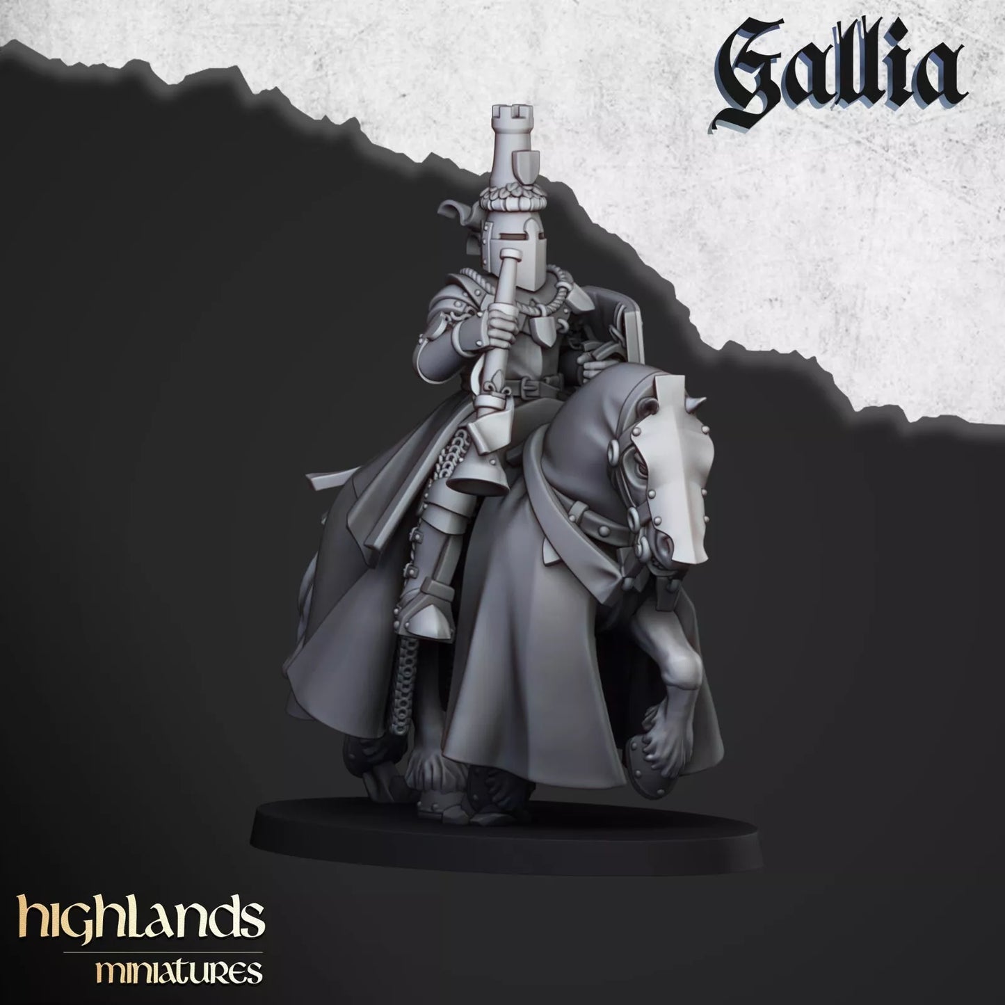 Knights of Gallia - Highlands Miniatures | Compatible with OW, WFB, AOF, and More