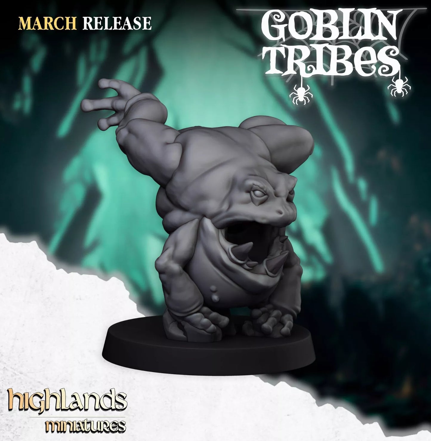 Fantasy Wargaming Swamp Goblins Herd | Compatible with OW, WFB, AOF, and More