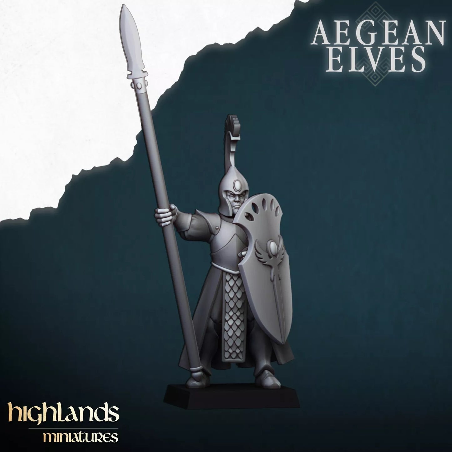 High Elf Spearmen | Compatible with OW, WFB, AOF, and More