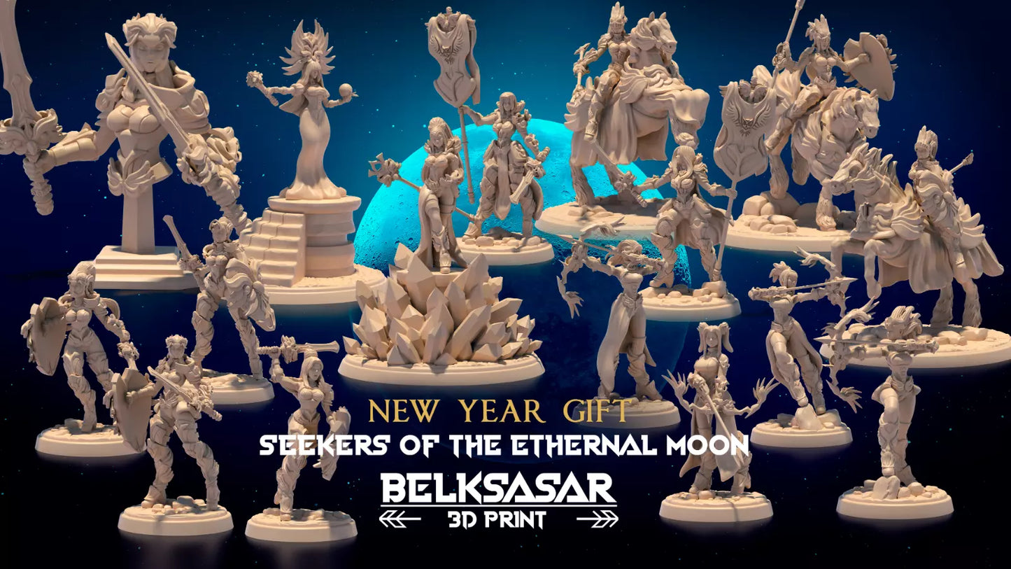 Seekers of the Eternal Moon Complete Set - 16 Minis w/Stat Blocks