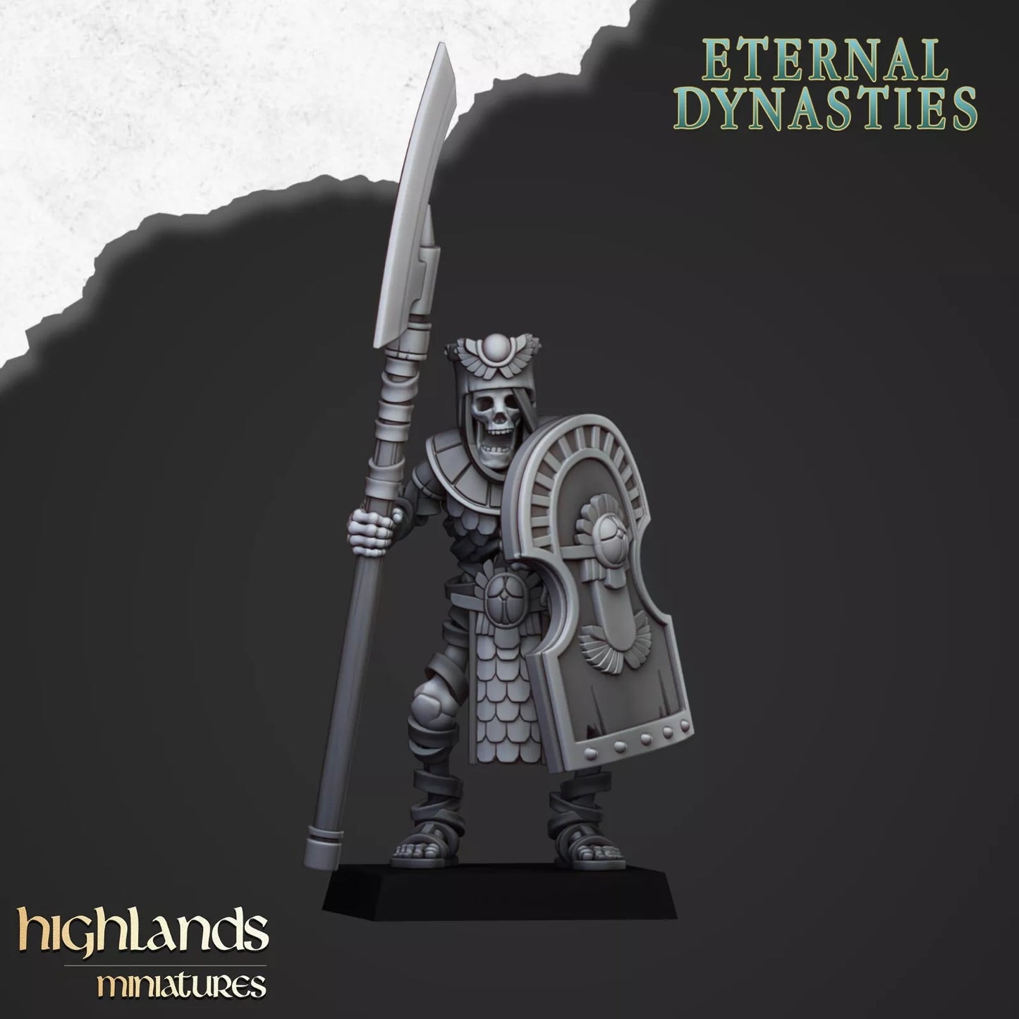 Ancient Halberd Guard | Compatible with OW, WFB, AOF, and More