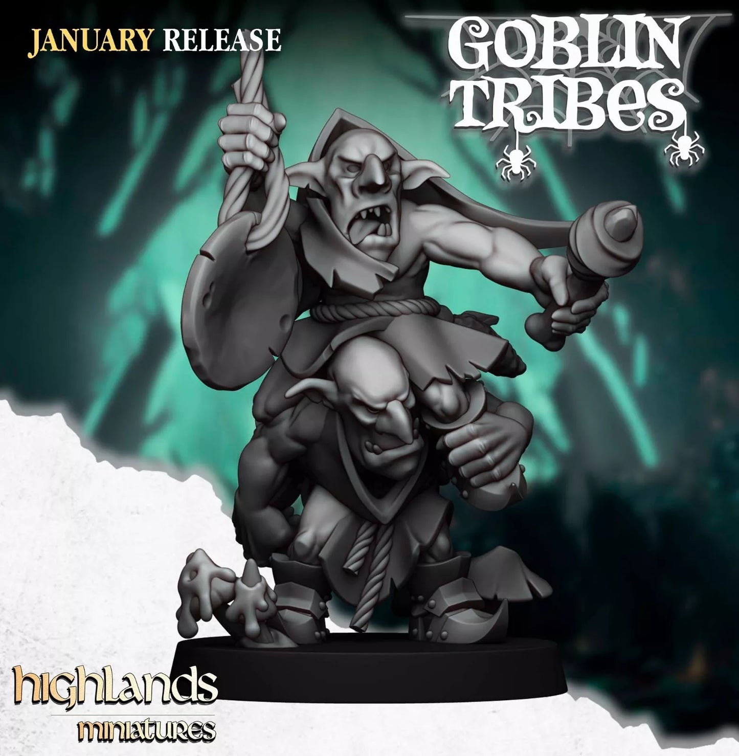 Fantasy Wargaming Swamp Goblins w/Pikes | Compatible with OW, WFB, AOF, and More