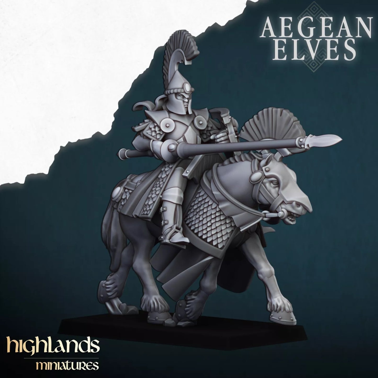 High Elf Calvery | Compatible with OW, WFB, AOF, and More