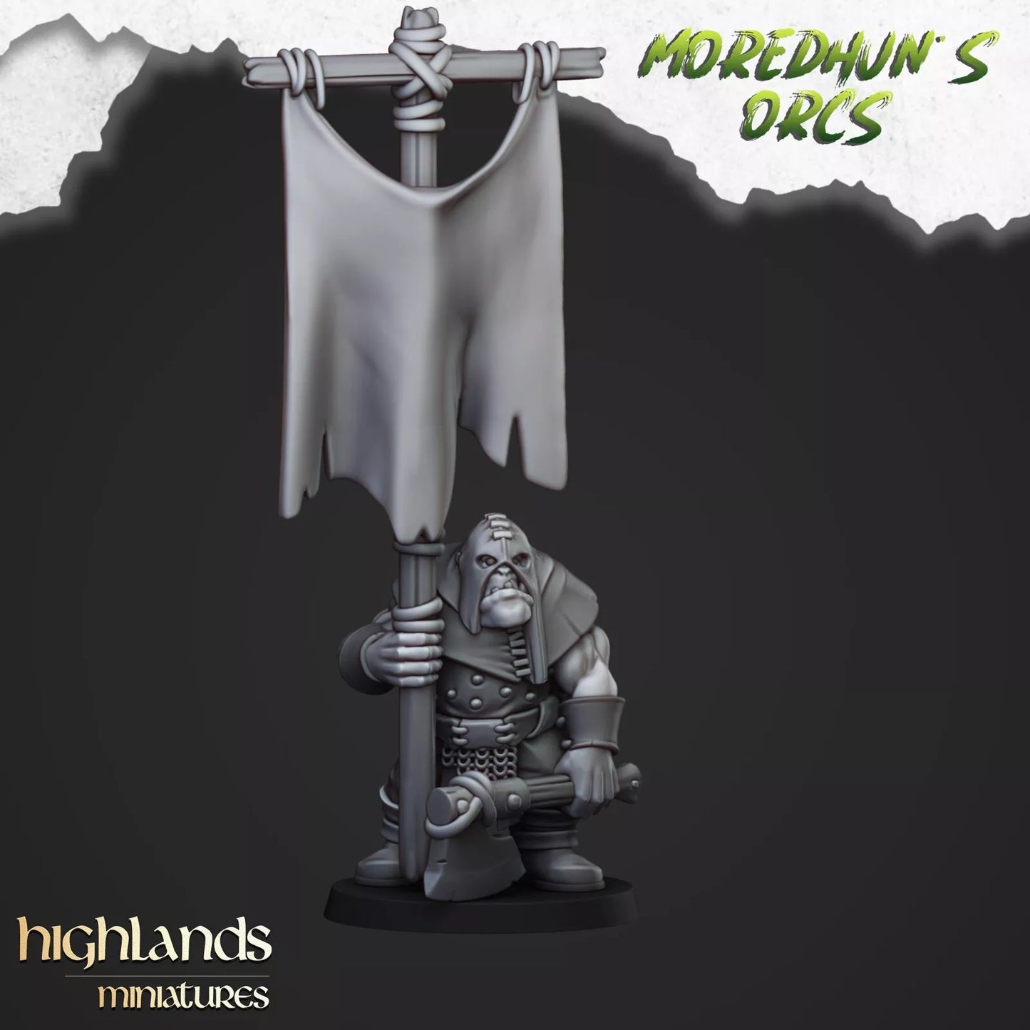 Fantasy Wargaming Orc Archers | Compatible with OW, WFB, AOF, and More