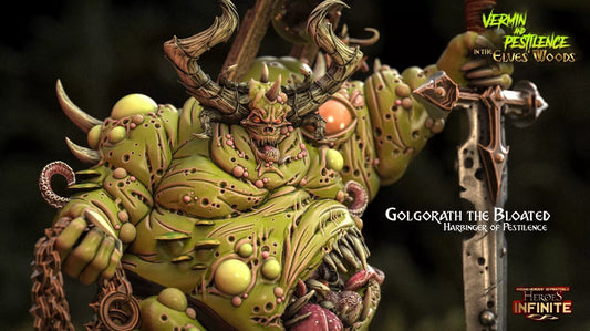 Golgorath the Bloated, Harbringer of Pestilence - Vermin and Pestilence | Compatible with Tabletop Wargames