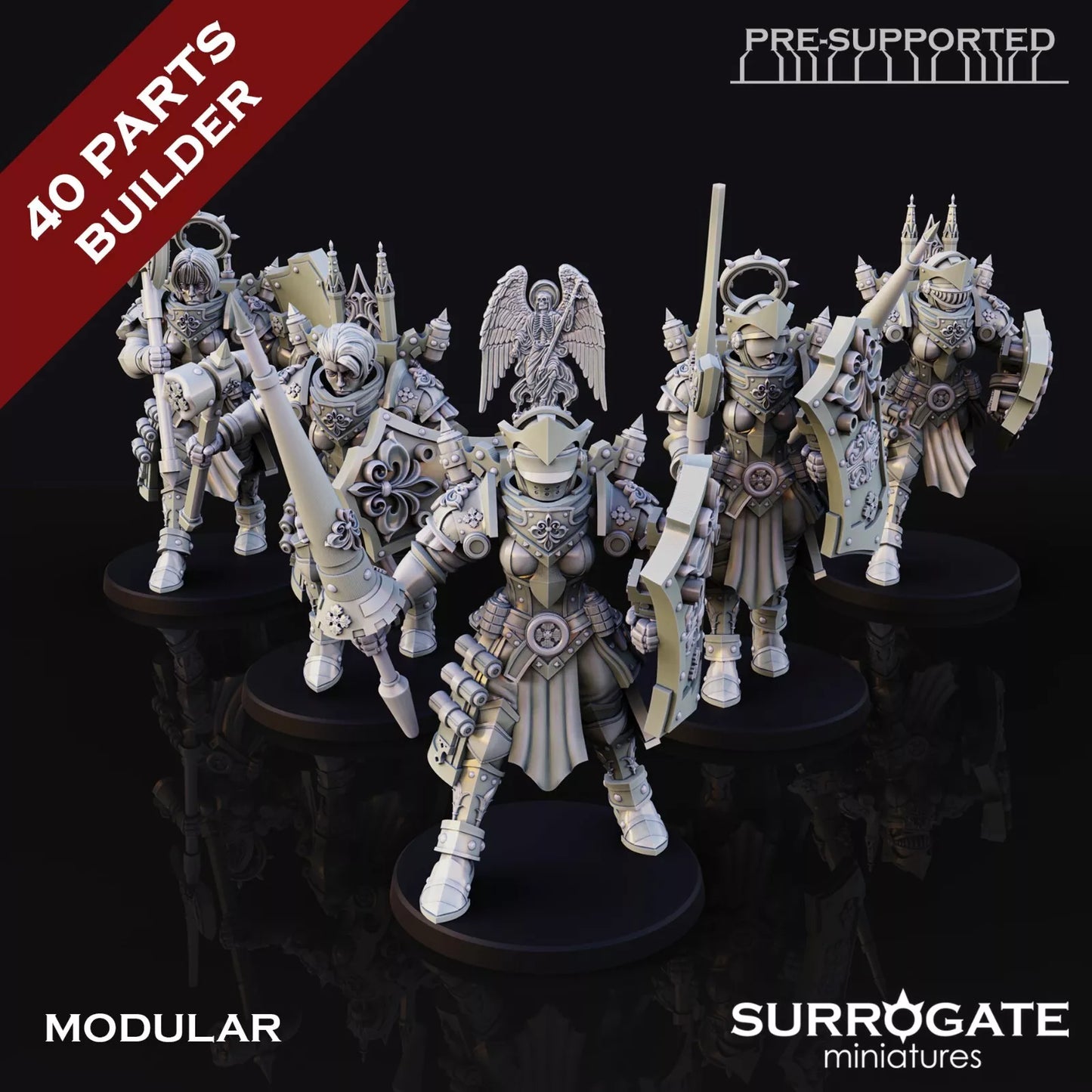 Daughters of Dawn Redemptionist, Surrogate Miniatures | 5 Woman Unit