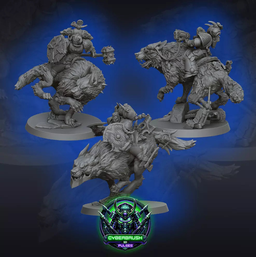 Space Vikings - Stormwolves Cavalry | For Tabletop Wargaming