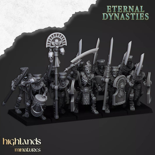 Ancient Halberd Guard | Compatible with OW, WFB, AOF, and More