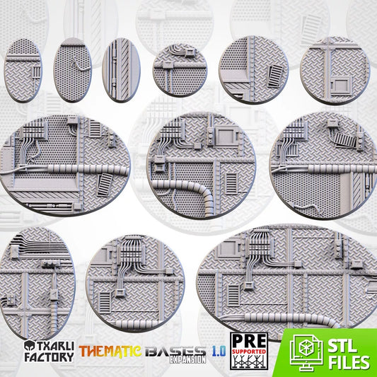 FactoryThematic Bases 10 Pack For Miniatures