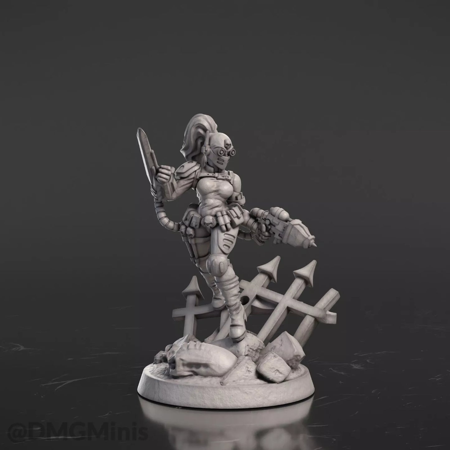 Calladium Assassin Modular Miniature Kit A | For Sci-Fi Tabletop Games