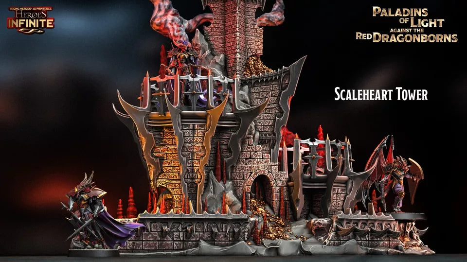 Scaleheart Tower - Majestic Centerpiece Model